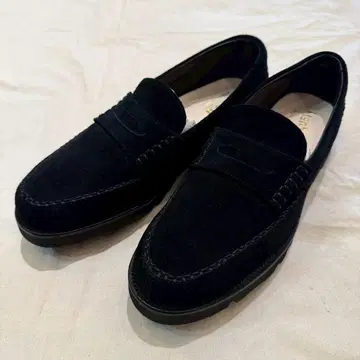 25aw 새상품 MARBOT 말보 스웨이드 로퍼 41