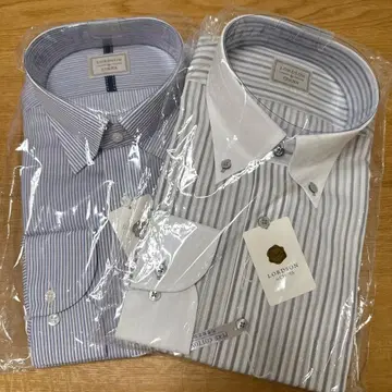 LORDSON 스트라이프 와이셔츠 2개 세트
