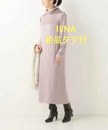 이에나 이지 새틴 원피스 38 새상품