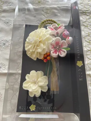 꽃 장식 머리 장식 일본 정통 의상 소품 성인식 졸업식 하나고코로