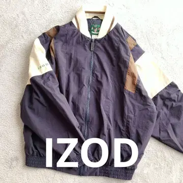 IZOD 아이조트 컬러 블록 점퍼 M 로고 자수