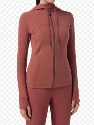 새상품급 Lululemon 후드 부착 Difine 자켓 Nulu 10