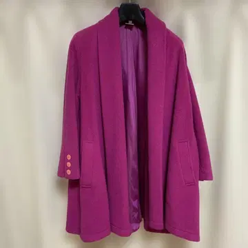 핑크 오픈 프론트 체스터 코트