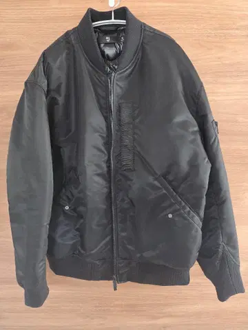 하이브리드 다운 오버사이즈 MA-1 블루종