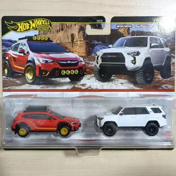 핫휠 프리미엄 2팩 크로스트레크 & 도요타 4러너