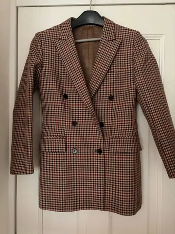 베르메유파 이에나 VERMEIL pariena 체크 무늬 자켓