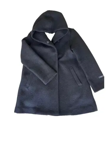 어반 리서치 DOORS 후드 부착 울 코트