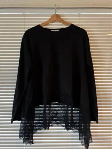 SLOBEIENA 레이스 콤비 티셔츠