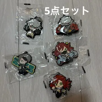 가치액터 캡슐 러버 마스코트 5개 세트