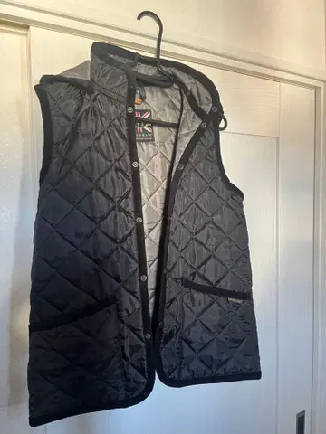 Lavenham 블랙 퀼팅 베스트 가격 인하