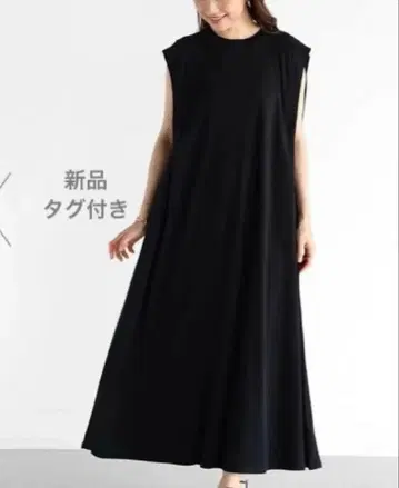 새상품 vin 롱 원피스 백리본 스카프 스콧 클럽 블랙