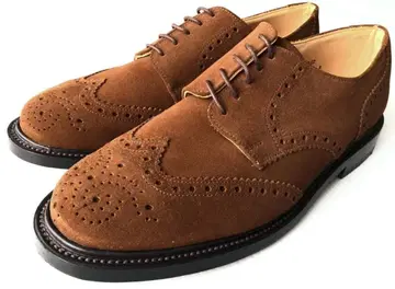 새상품 잉글랜드제 핸드크래프티드 윙팁 가죽 신발