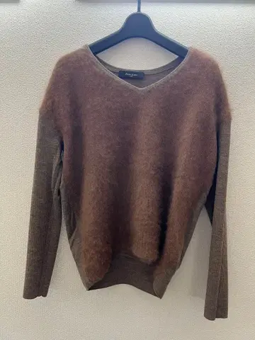 데밀룩스 빔즈 모헤어 x 리브 콤비 니트