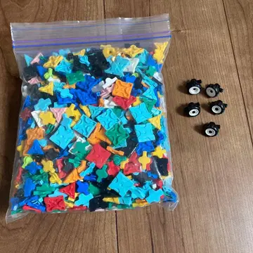 LaQ 부품 묶음 판매 900개 이상 바퀴 5개