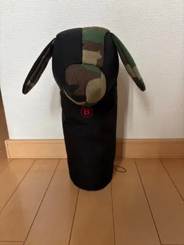 BRIEFING 도기 드라이버 커버 블랙 우드랜드 카모