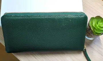 새상품급! 그린 가죽 장지갑