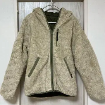 알파 어반 리서치 리버서블 보아 퀼팅 후드 부착 아우터