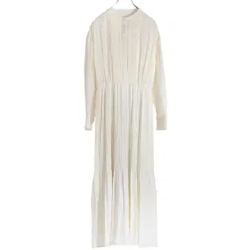 새상품 레질 resil 롱 원피스 아이보리 플리츠 화이트 야마다야