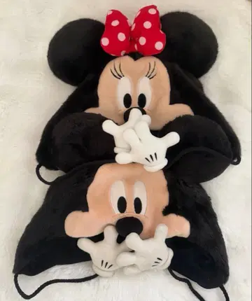 디즈니 미니 미키 팬캡 2종 세트