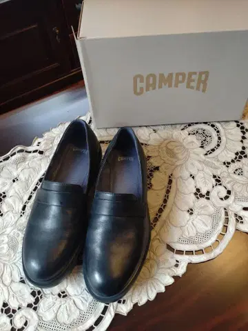 캠퍼 가죽 신발