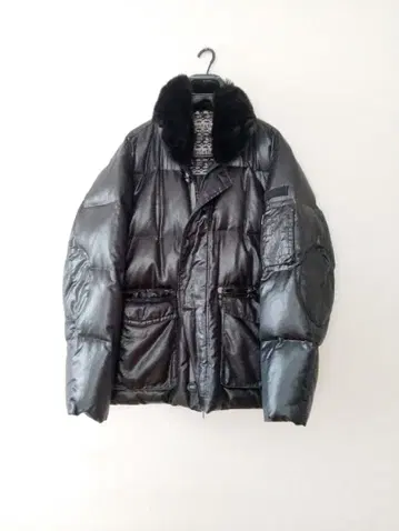 산타페 블랙 다운 자켓 퍼 포함