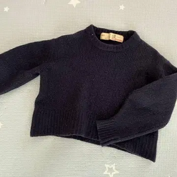 나노 유니버스 볼륨 슬리브 라메 믹스 니트 스웨터 긴팔