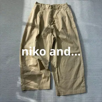 niko and - 니코앤드 배럴 레그 와이드 팬츠 턱 포함