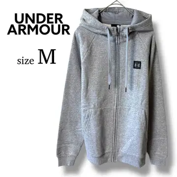[ 미착용 새상품 ] 언더아머 집업 후드티 그레이 M 사이즈 속기모