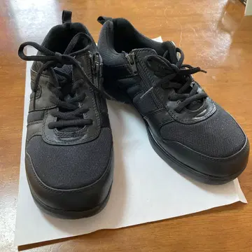 던롭 컴포트 워커 지퍼 블랙 스니커즈