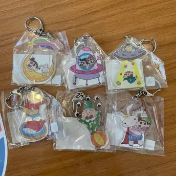 짱구는 못말려(크레용 신짱) 키링 6개 세트