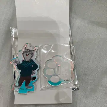 (미사용 새상품) 영화 주토피아2 오로라 아크릴 스탠드 파우버트