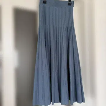 니트 플리츠 스커트 새상품급