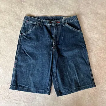 다크 블루 숏팬츠 다기능 포켓 부착