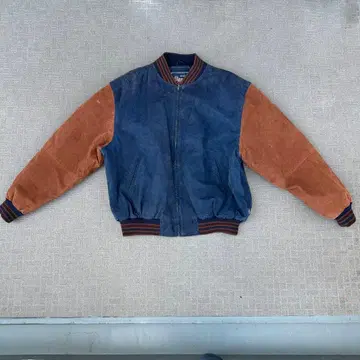 Varsity 빈티지 봄버 자켓 XL