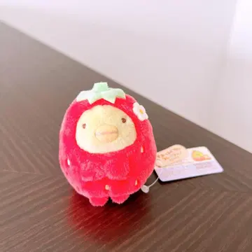 스미코구라시 찻집 스미코 딸기 페어 펭귄? 테노리 봉제 인형