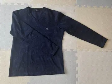 EPOCA UOMO 다크 블루 V넥 티셔츠