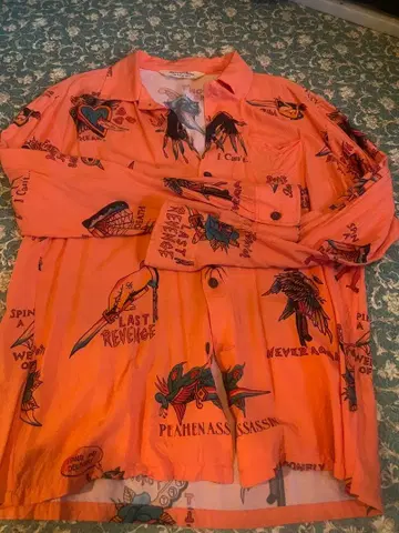 Softmachine 타투풍 프린트 셔츠 L