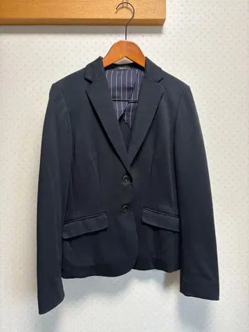 COMME CA ISM 네이비 테일러드 자켓