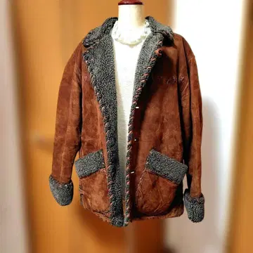 브라운 스웨이드 자켓 [ 빈티지 ]