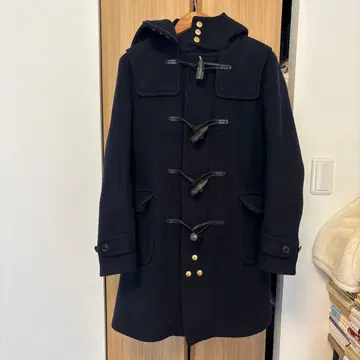 정가 10만 SCYE BASICS 네이비 더플 코트 38