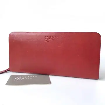 [새상품] 마가렛호웰 아이디어 벤자민 장지갑 보르도 레드