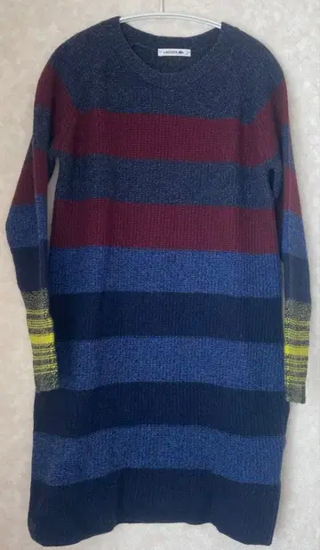 LACOSTE 니트 원피스 울 100%