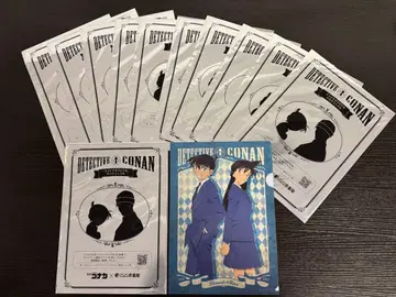 코코이치 코난 콜라보 클리어 파일 12장 세트 레어 귀중