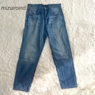 미즈이로 인드 빈티지 컬러 데님 팬츠 M