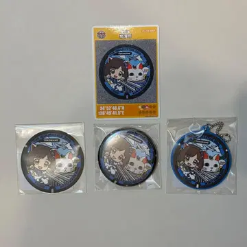 아이돌 마스터 후타마스 토코나메시 마에카와 미쿠 맨홀 카드 굿즈 세트