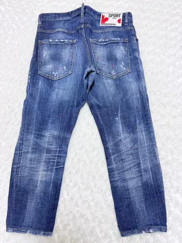 DSQUARED2 스케이터 진/도쿄 패치/44 사이즈