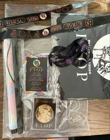 B'z 2025 FYOP 아레나 굿즈 은색 테이프 2개