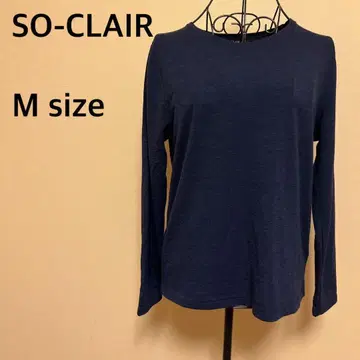 [ SO-CLAIR ] 긴팔 상의/롱T/네이비/심플/무지