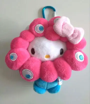 오사카 간사이 박람회 한정판 미야쿠미야쿠 키티 키링 봉제 인형