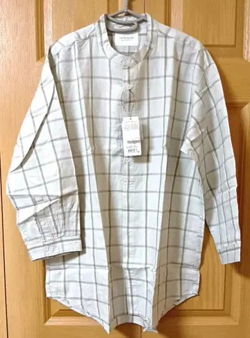 어반 리서치 도어스 풀오버 밴드 카라 셔츠 남성용 미사용품